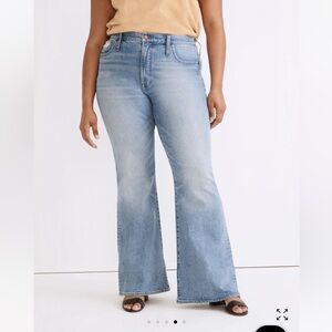 NWT Madewell The Perfect Vintage Flare Jean in Delavan Wash / 33 / DELAVAN WASH
